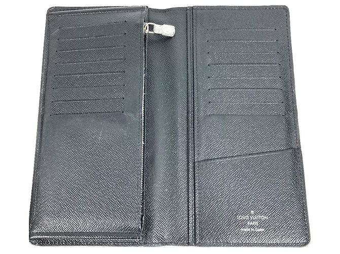 Brazza Louis Vuitton Epi Supreme Collaboration Bi-fold Long Wallet Black - view 7