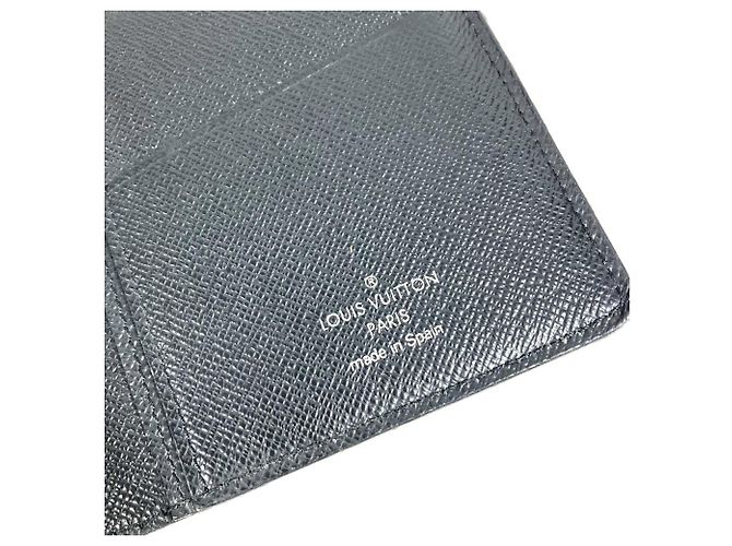 Brazza Louis Vuitton Epi Supreme Collaboration Bi-fold Long Wallet Black - view 8