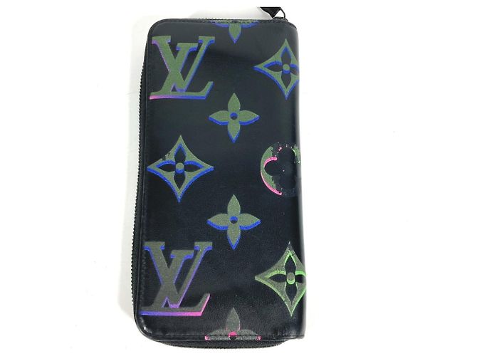 Louis Vuitton Monogram Spotlight Zippy Wallet Black Multiple colors - view 2