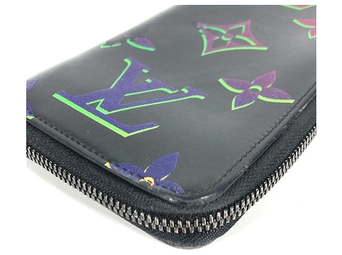 Louis Vuitton Monogram Spotlight Zippy Wallet Black Multiple colors - view 3