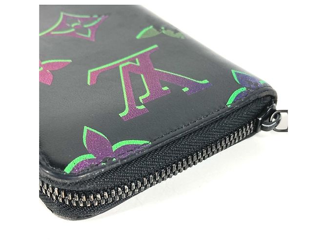 Louis Vuitton Monogram Spotlight Zippy Wallet Black Multiple colors - view 6