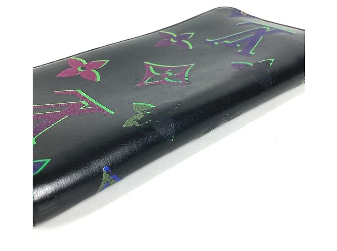 Louis Vuitton Monogram Spotlight Zippy Wallet Black Multiple colors - view 8