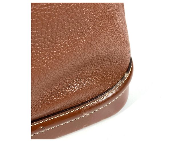 Borsa Tote Louis Vuitton Suhali Lockit PM Marrone - vista 11