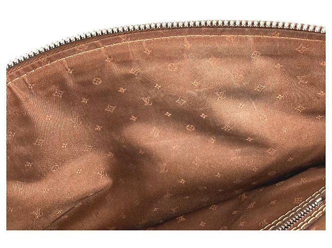 Borsa Tote Louis Vuitton Suhali Lockit PM Marrone - vista 17