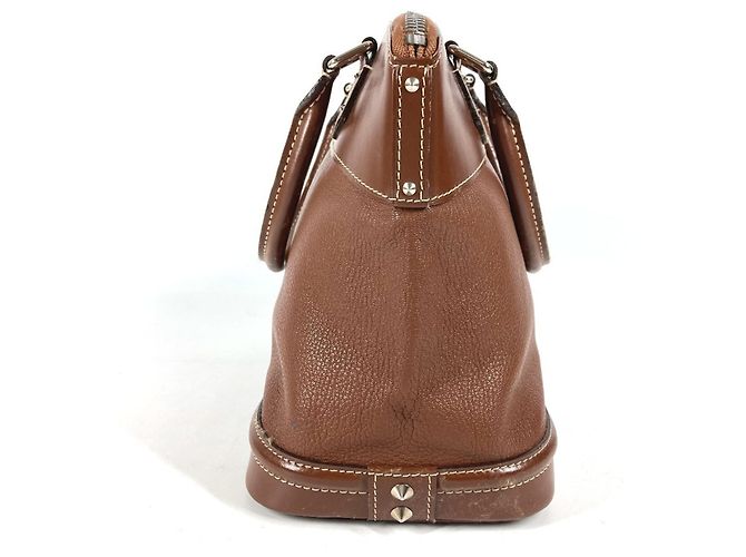 Borsa Tote Louis Vuitton Suhali Lockit PM Marrone - vista 3