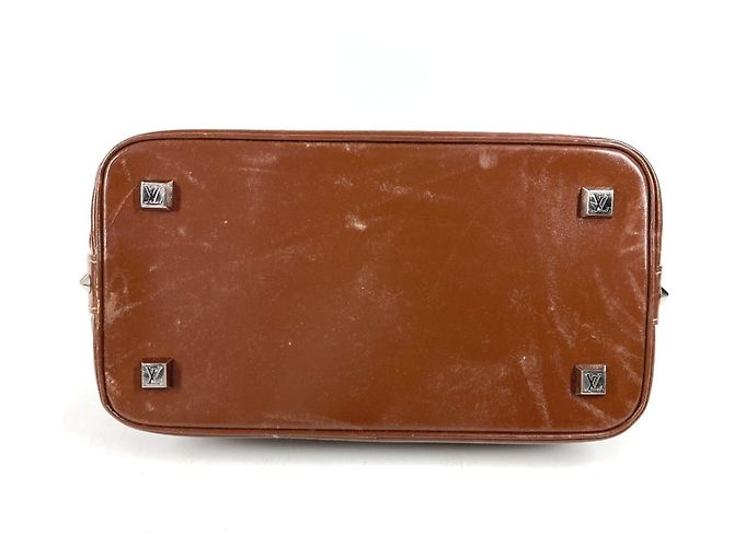 Borsa Tote Louis Vuitton Suhali Lockit PM Marrone - vista 5