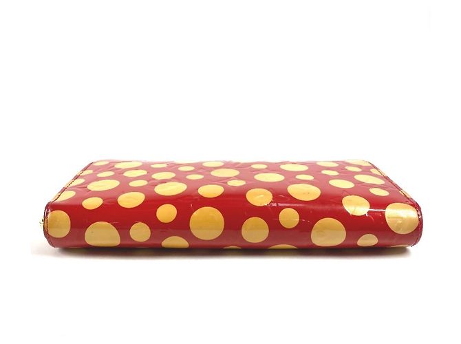 Louis Vuitton Vernis Dot Infinity Zippy Wallet Weiß Rot - Ansicht 5