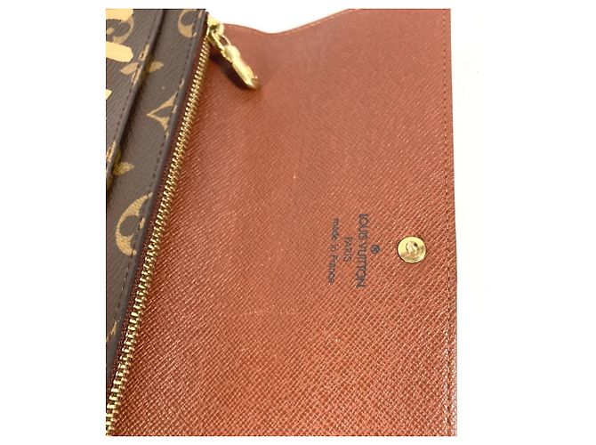 Louis Vuitton Monogram Graffiti Long Wallet Braun Orange - Ansicht 10