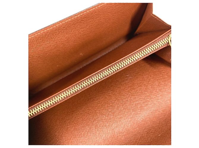 Louis Vuitton Monogram Graffiti Long Wallet Braun Orange - Ansicht 11