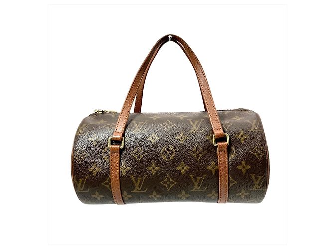 Borsa a Spalla Louis Vuitton Papillon 26 Marrone - vista 3