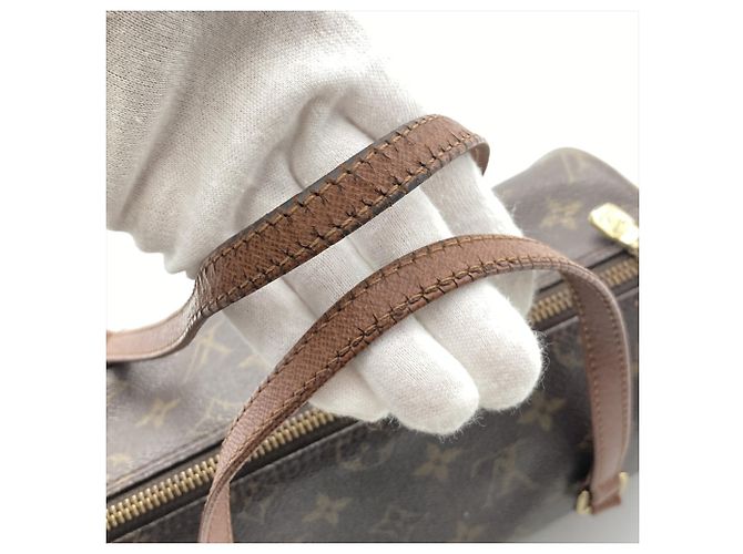 Borsa a Spalla Louis Vuitton Papillon 26 Marrone - vista 5