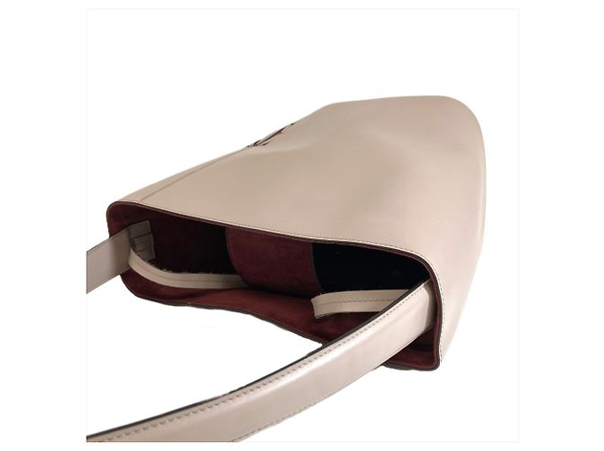 Borsa a tracolla a secchiello Cartier Must C Grigio Bordò - vista 3