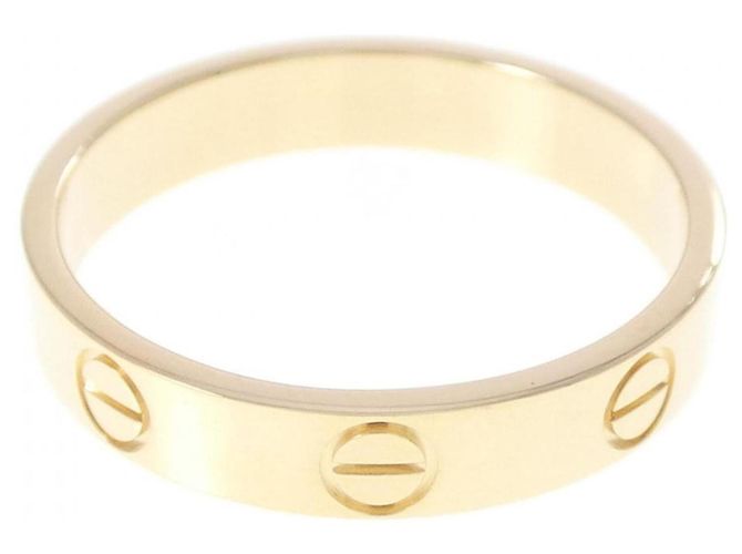 Anello Mini Love Band in oro giallo 18K Cartier - vista 2