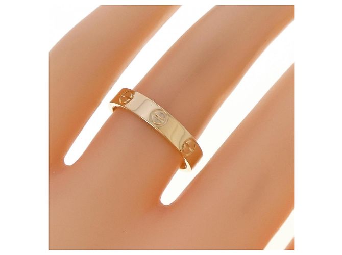 Anello Mini Love Band in oro giallo 18K Cartier - vista 4