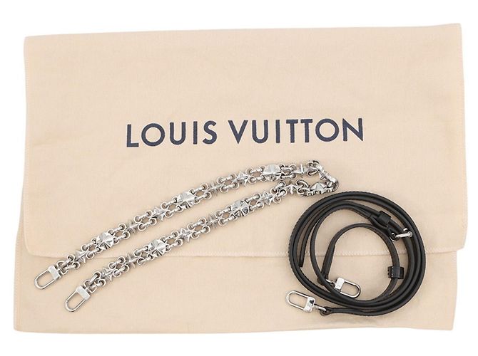 Borsa a tracolla Louis Vuitton Monogram Wet Petite Malle Nero - vista 19