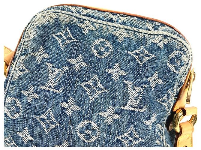 Louis Vuitton Monogram Denim Camera Bag Blau - Ansicht 11