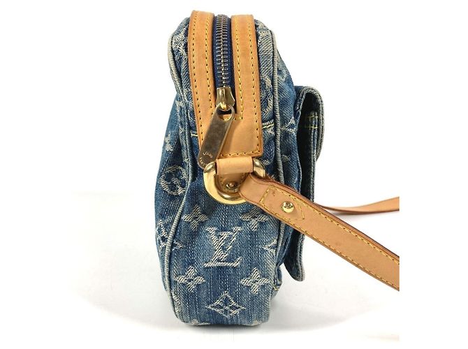 Louis Vuitton Monogram Denim Camera Bag Blau - Ansicht 4