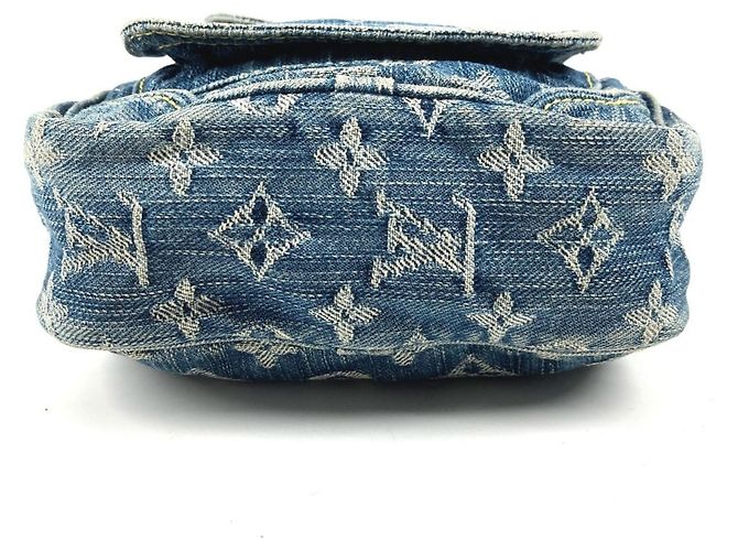 Louis Vuitton Monogram Denim Camera Bag Blau - Ansicht 5