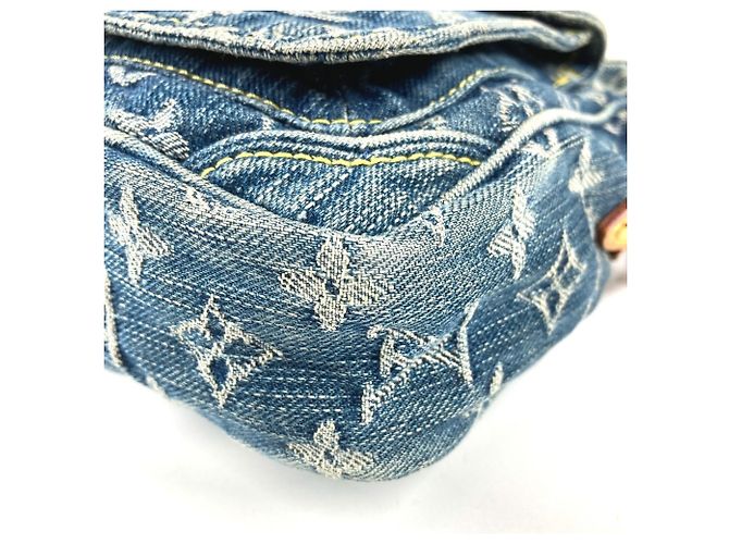 Louis Vuitton Monogram Denim Camera Bag Blau - Ansicht 6