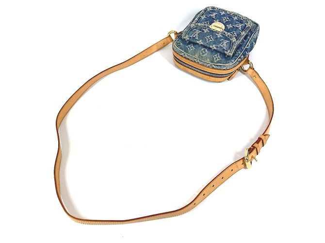 Louis Vuitton Monogram Denim Camera Bag Blau - Ansicht 8