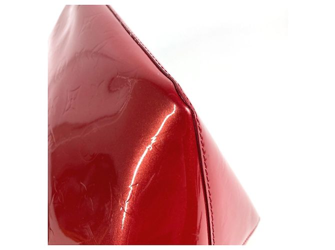 Borsa a Spalla Louis Vuitton Monogram Vernis Bellevue PM Rosso - vista 12