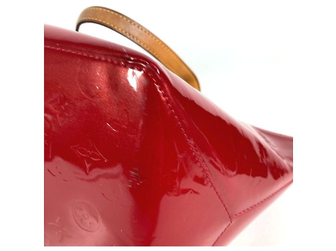 Borsa a Spalla Louis Vuitton Monogram Vernis Bellevue PM Rosso - vista 8