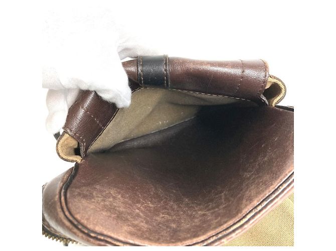 Borsa Louis Vuitton Utah Irokuwa Marrone - vista 13