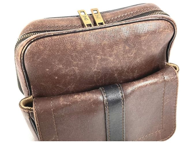 Borsa Louis Vuitton Utah Irokuwa Marrone - vista 9