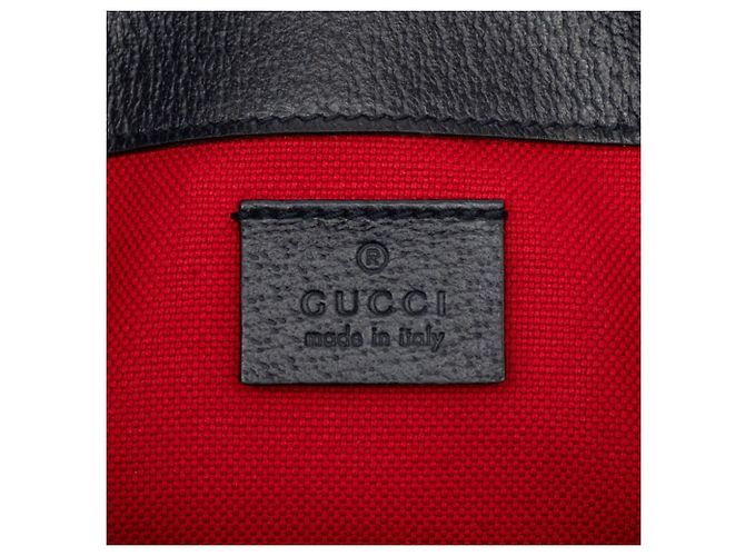 Marsupio in lana GG Gucci Rosso Blu navy - vista 6