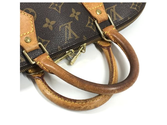 Borsa Tote Louis Vuitton Monogram Alma Marrone - vista 10