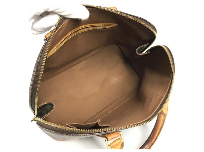 Borsa Tote Louis Vuitton Monogram Alma Marrone - vista 14