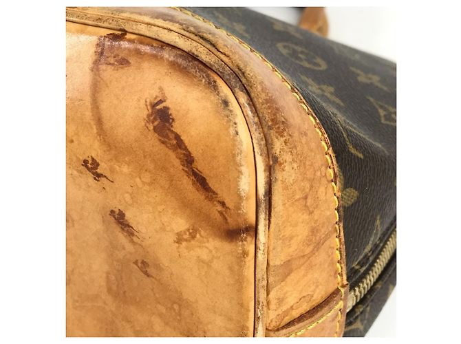 Borsa Tote Louis Vuitton Monogram Alma Marrone - vista 6