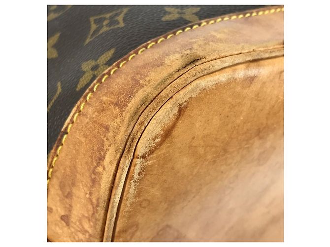 Borsa Tote Louis Vuitton Monogram Alma Marrone - vista 9