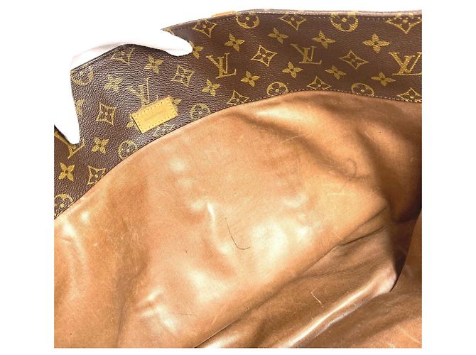 Louis Vuitton Monogram Sac Shopping Bag Castaño - vista 13