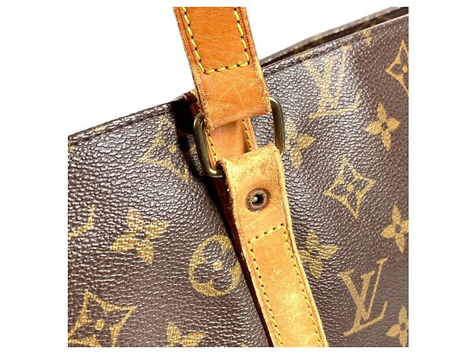Louis Vuitton Monogram Sac Shopping Bag Castaño - vista 9