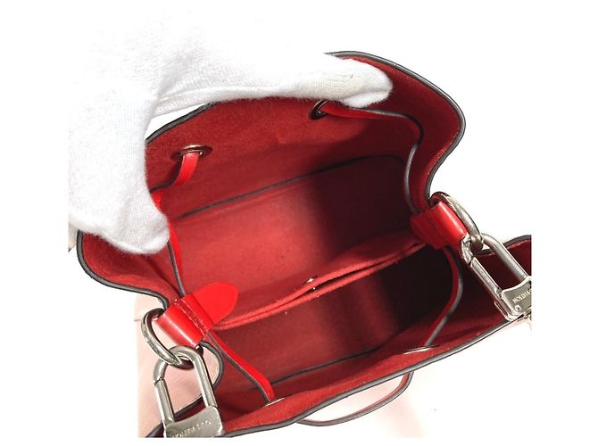 Néonoé Borsa Louis Vuitton Epi NeoNoe Rosa Rosso - vista 11