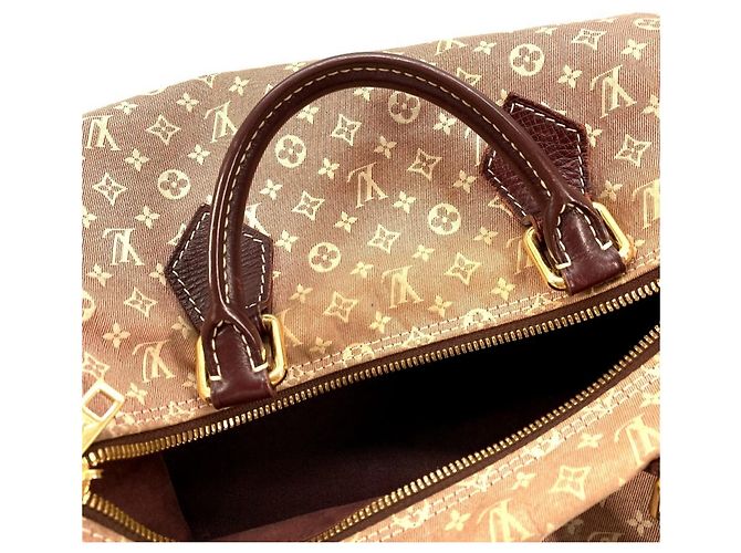 Borsa Louis Vuitton Monogram Idylle Speedy Bandoulière 30 Marrone - vista 15