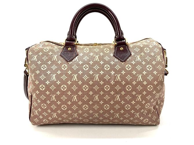 Borsa Louis Vuitton Monogram Idylle Speedy Bandoulière 30 Marrone - vista 2
