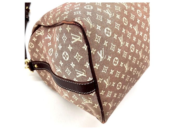 Borsa Louis Vuitton Monogram Idylle Speedy Bandoulière 30 Marrone - vista 7