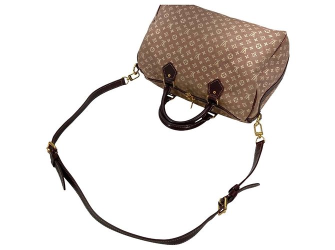 Borsa Louis Vuitton Monogram Idylle Speedy Bandoulière 30 Marrone - vista 8