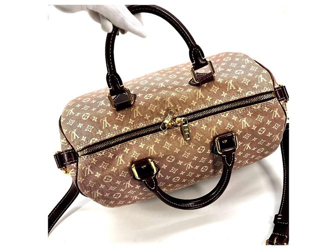 Borsa Louis Vuitton Monogram Idylle Speedy Bandoulière 30 Marrone - vista 9