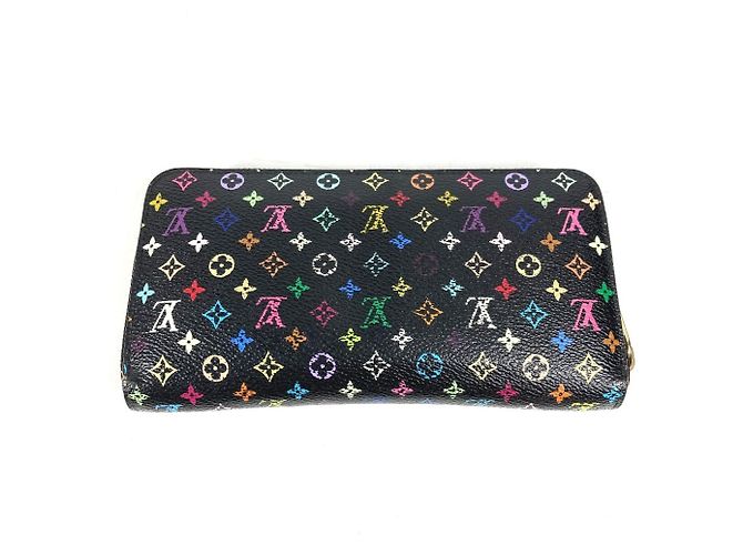 Louis Vuitton Monogram Multicolore Long Wallet Black - view 2