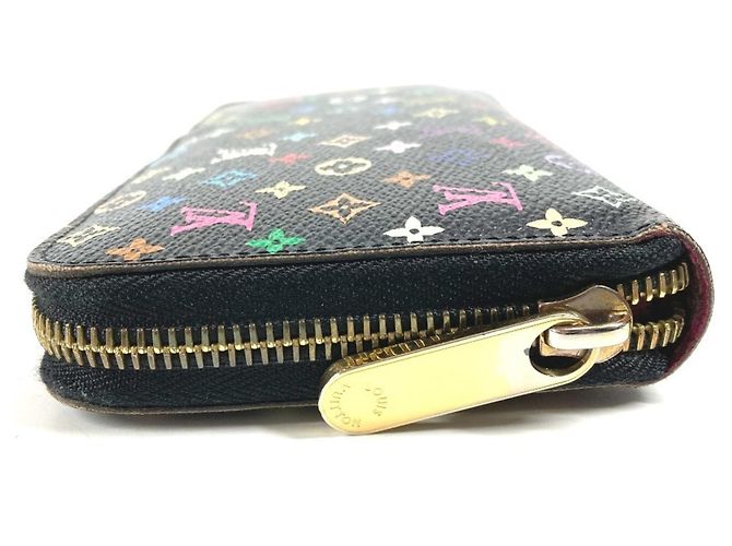 Louis Vuitton Monogram Multicolore Long Wallet Black - view 3