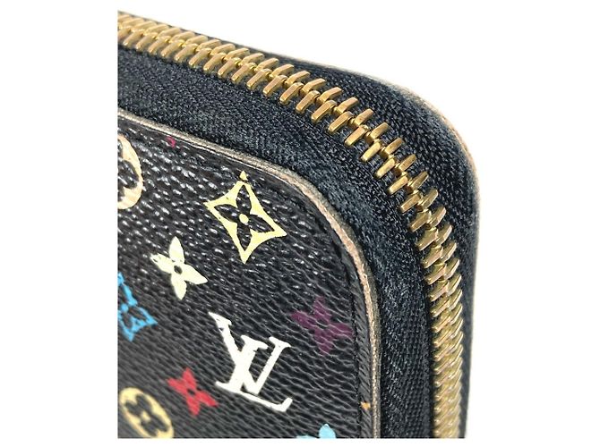 Louis Vuitton Monogram Multicolore Long Wallet Black - view 9