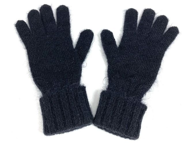 Guanti caldi neri da donna Louis Vuitton Nero - vista 2