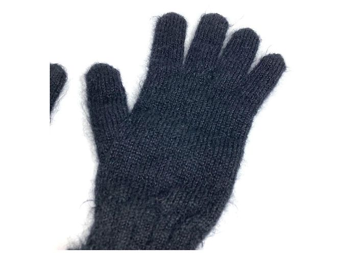 Guanti caldi neri da donna Louis Vuitton Nero - vista 3