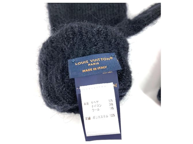 Guanti caldi neri da donna Louis Vuitton Nero - vista 5