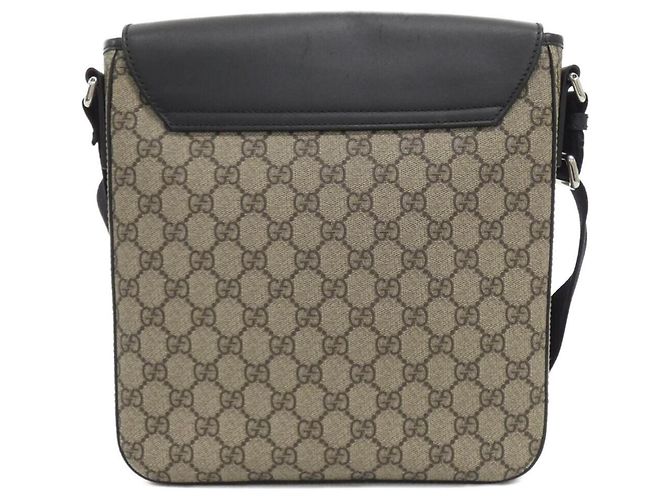 Borsa a Spalla Gucci 406368 KHN7X Nero Beige - vista 2