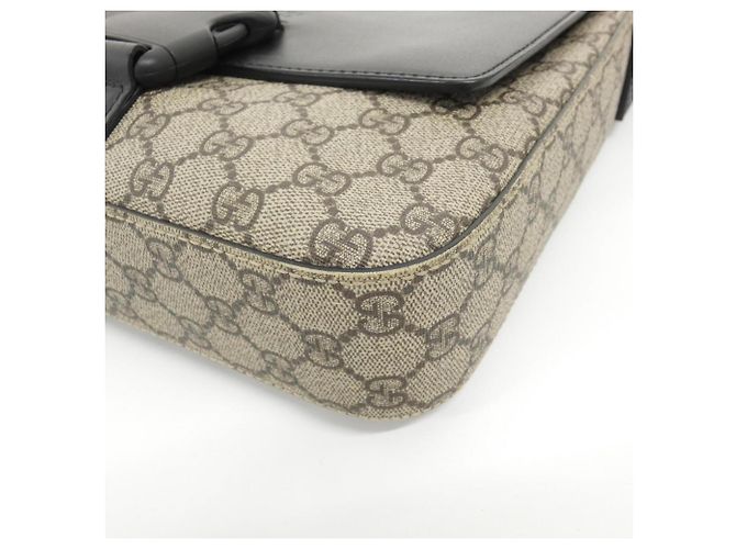 Borsa a Spalla Gucci 406368 KHN7X Nero Beige - vista 3