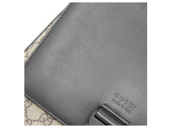 Borsa a Spalla Gucci 406368 KHN7X Nero Beige - vista 4